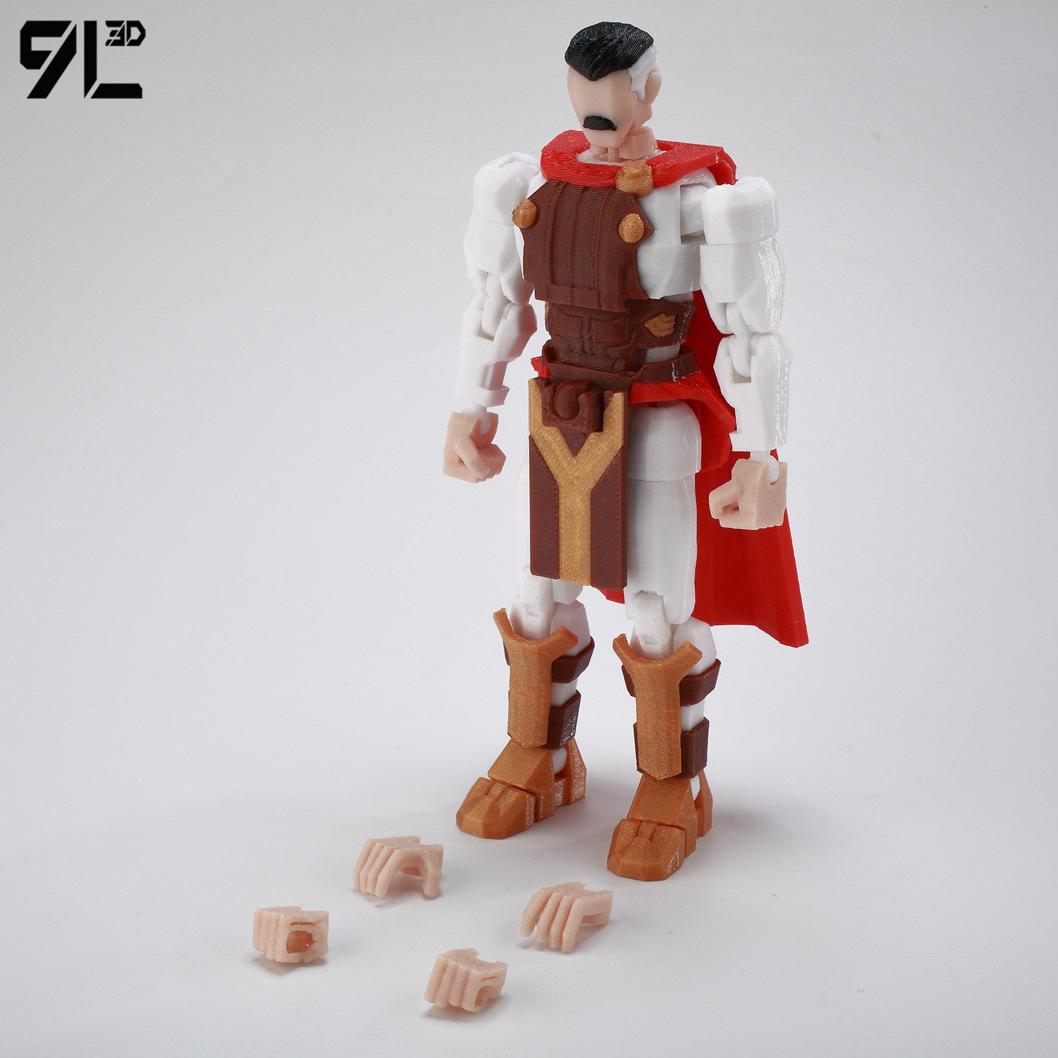 Low Poly Polygon 3D Printed Dynamic Figurines - Omni-man, Invincible, Immortal, RexSplode, Atom Eve, Season 4 / Comics