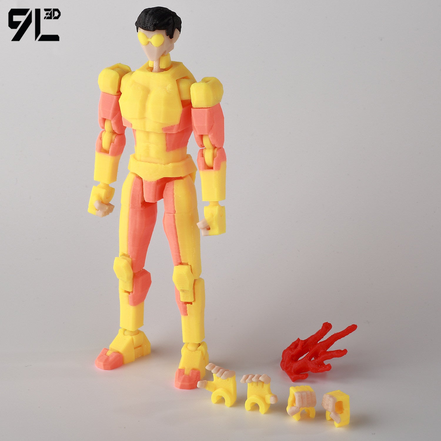 Low Poly Polygon 3D Printed Dynamic Figurines - Omni-man, Invincible, Immortal, RexSplode, Atom Eve, Season 4 / Comics