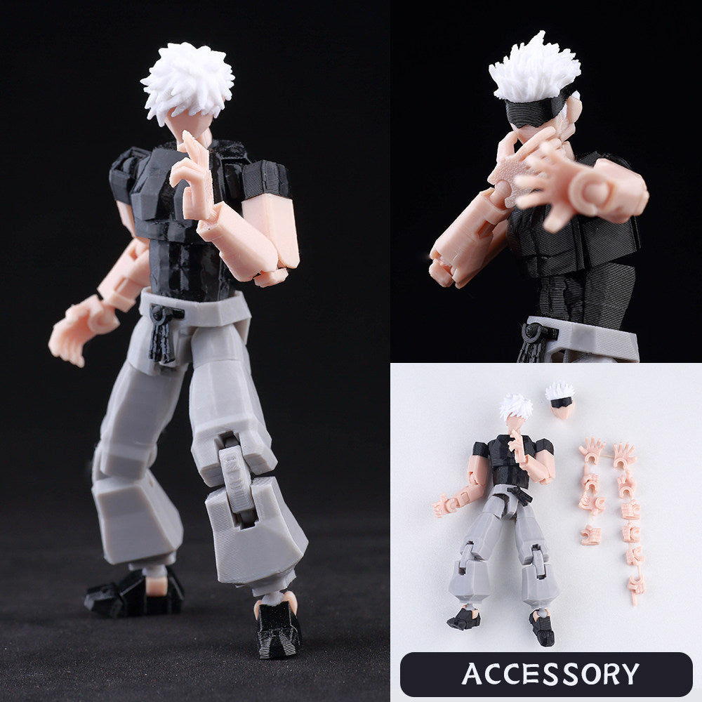 Low Poly Polygon 3D Printed Dynamic Figurines - Sukuna Gojo Toji Yuji Yuta JJK Jujutsu