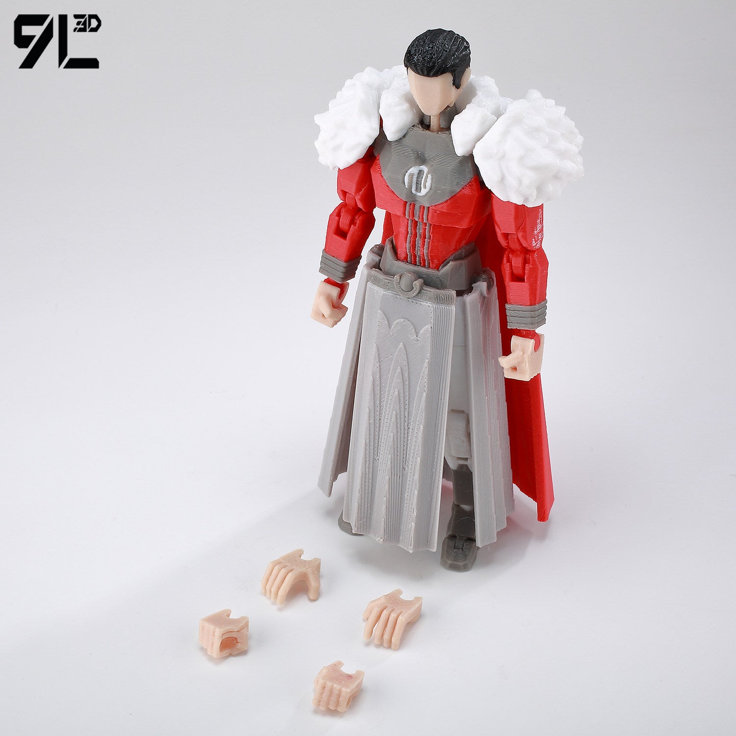 Low Poly Polygon 3D Printed Dynamic Figurines - Omni-man, Invincible, Immortal, RexSplode, Atom Eve, Season 4 / Comics