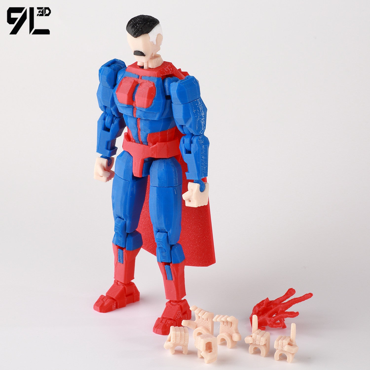 Low Poly Polygon 3D Printed Dynamic Figurines - Omni-man, Invincible, Immortal, RexSplode, Atom Eve, Season 4 / Comics