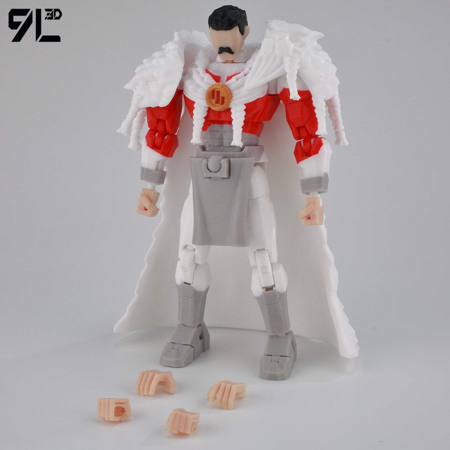 Low Poly Polygon 3D Printed Dynamic Figurines - Omni-man, Invincible, Immortal, RexSplode, Atom Eve, Season 4 / Comics