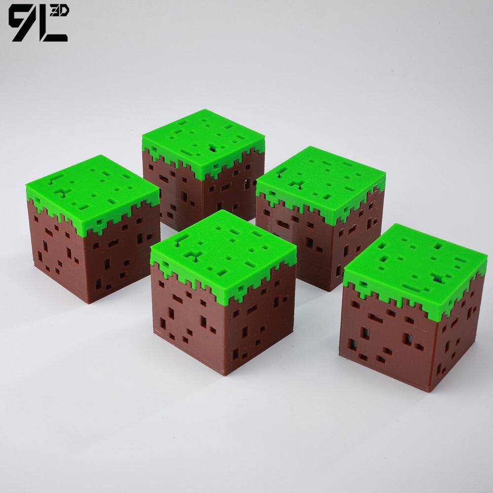 Low Polygon 3D Printed Dynamic Figurines - Minecraft Invincible Enderman Warden Steve