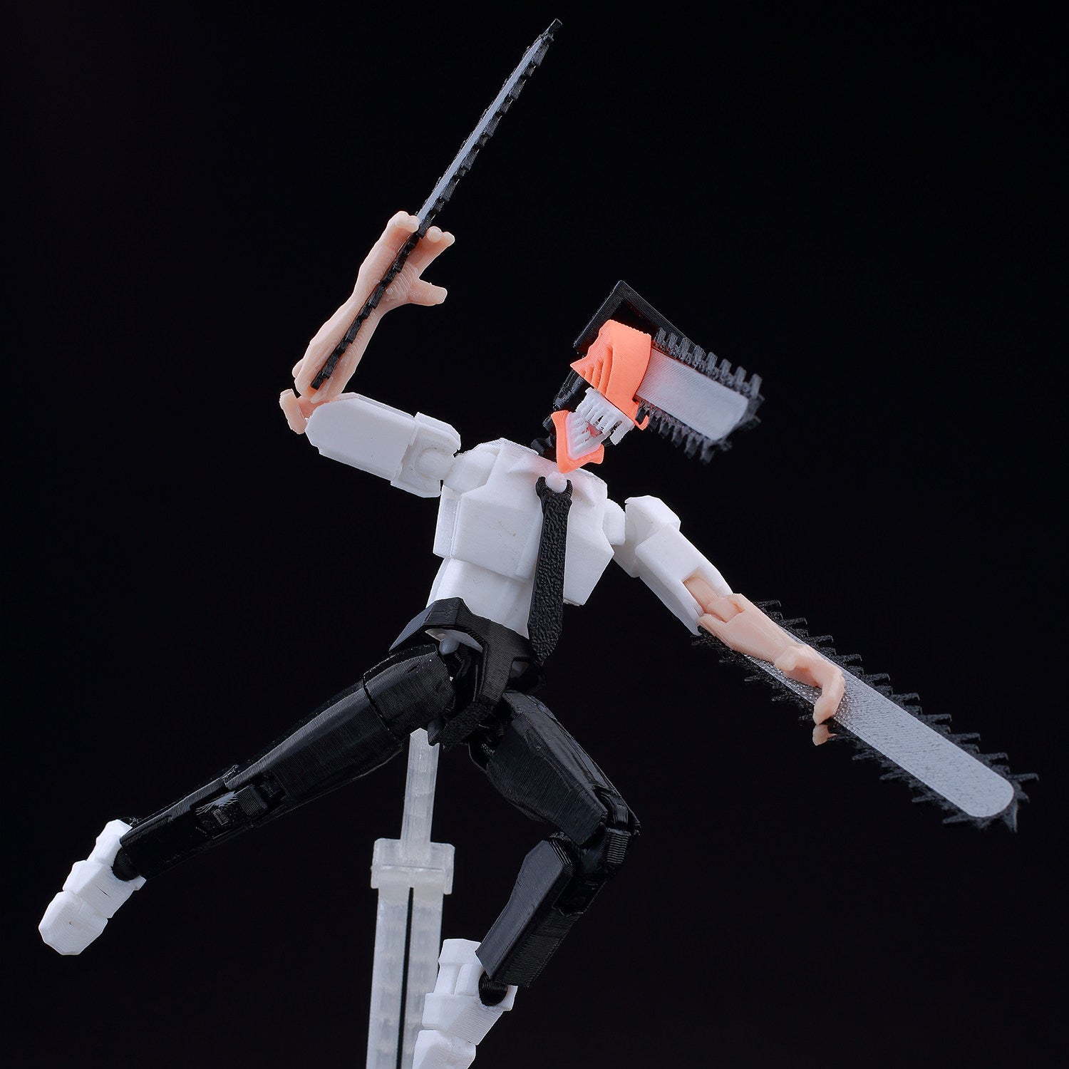 Low Poly Polygon 3D Printed Dynamic Figurines - Anime