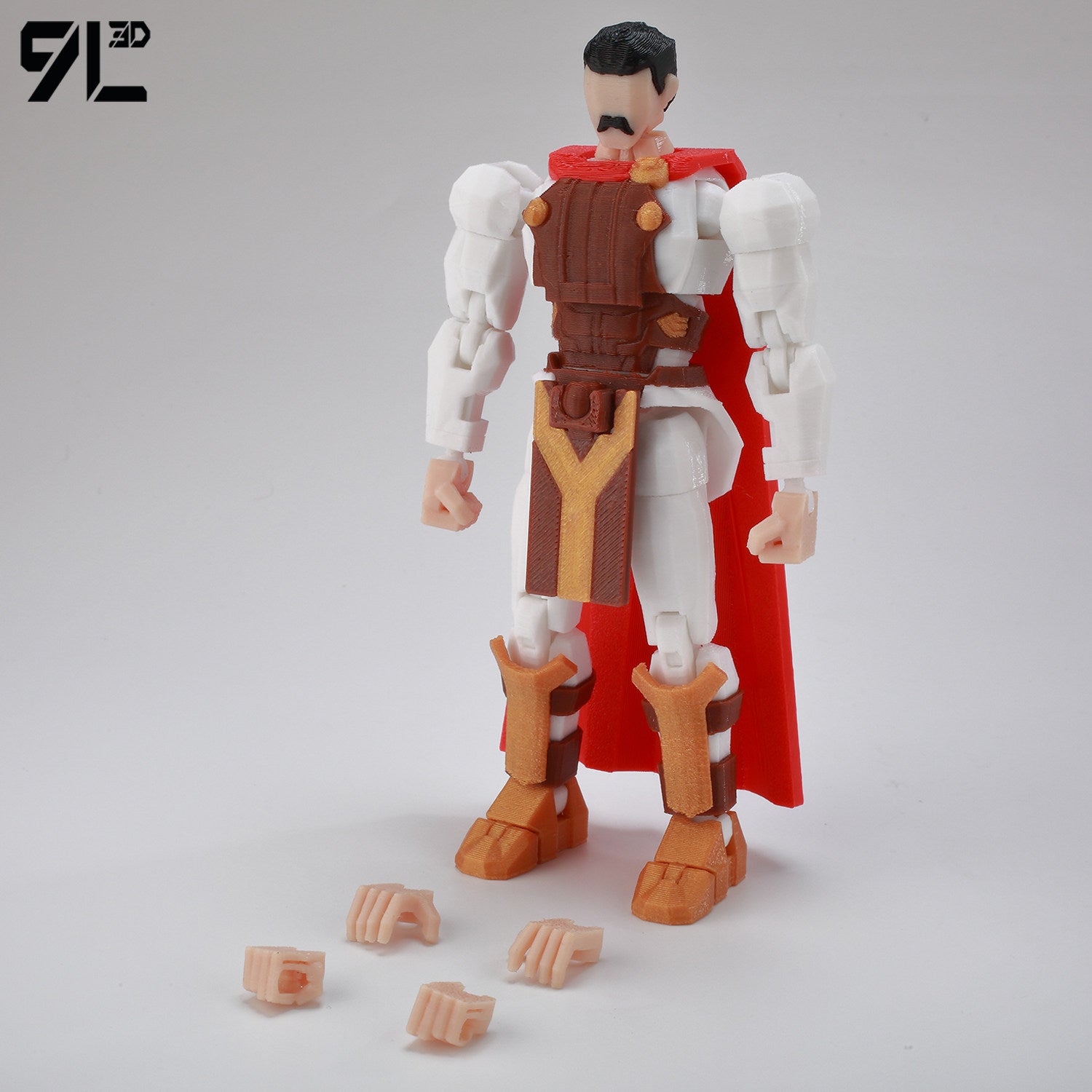 Low Poly Polygon 3D Printed Dynamic Figurines - Omni-man, Invincible, Immortal, RexSplode, Atom Eve, Season 4 / Comics