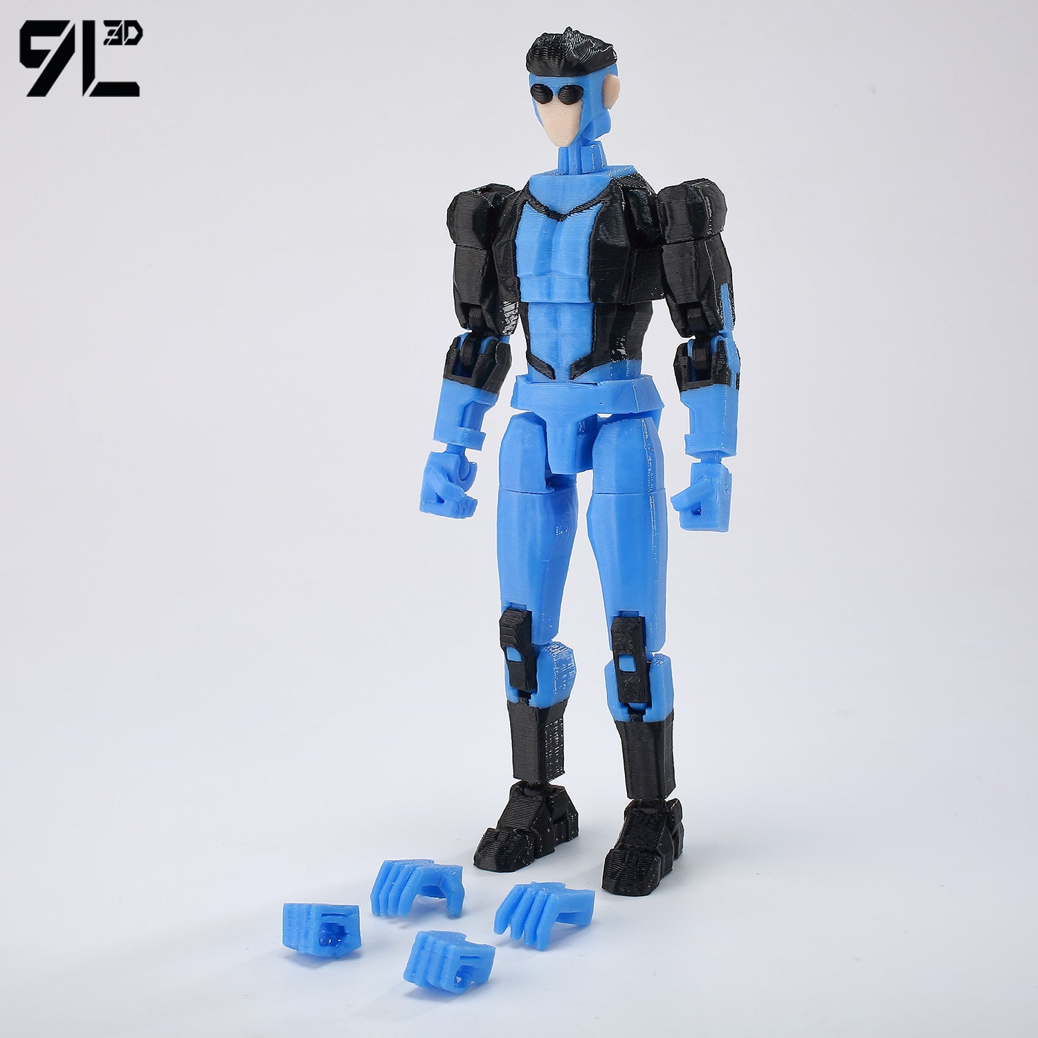 Low Poly Polygon 3D Printed Dynamic Figurines - Omni-man, Invincible, Immortal, RexSplode, Atom Eve, Season 4 / Comics