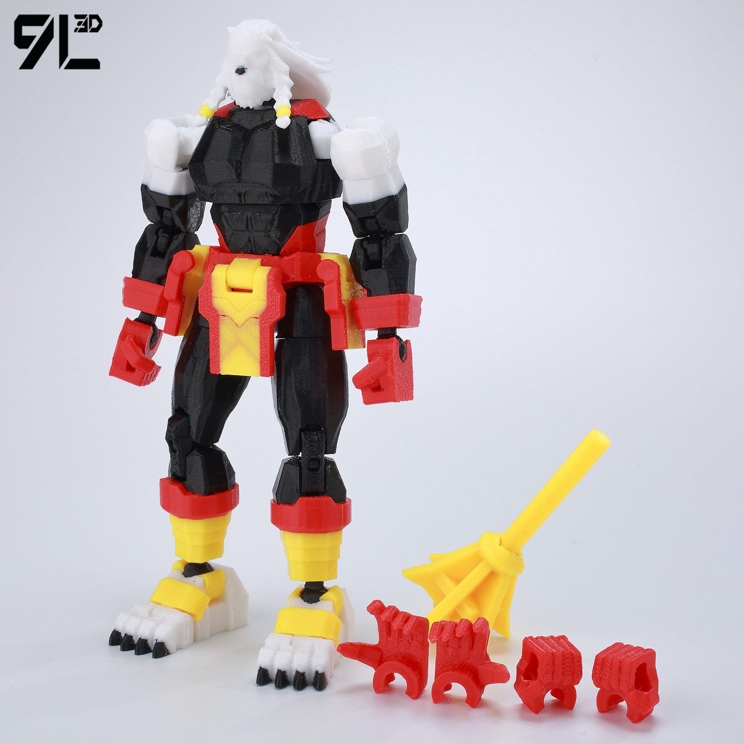 Low Poly Polygon 3D Printed Dynamic Figurines - Omni-man, Invincible, Immortal, RexSplode, Atom Eve, Season 4 / Comics