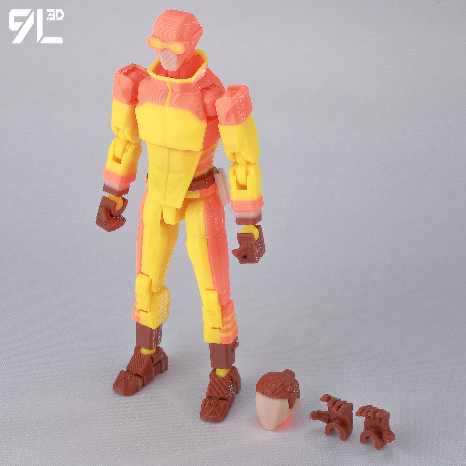 Low Poly Polygon 3D Printed Dynamic Figurines - Omni-man, Invincible, Immortal, RexSplode, Atom Eve, Season 4 / Comics