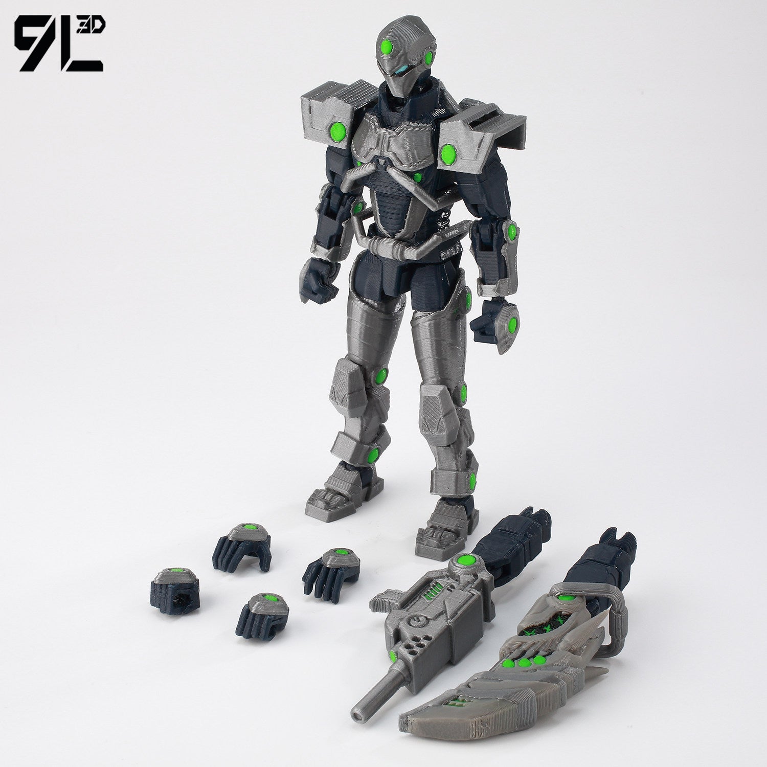 Low Poly Polygon 3D Printed Dynamic Figurines - Omni-man, Invincible, Immortal, RexSplode, Atom Eve, Season 4 / Comics