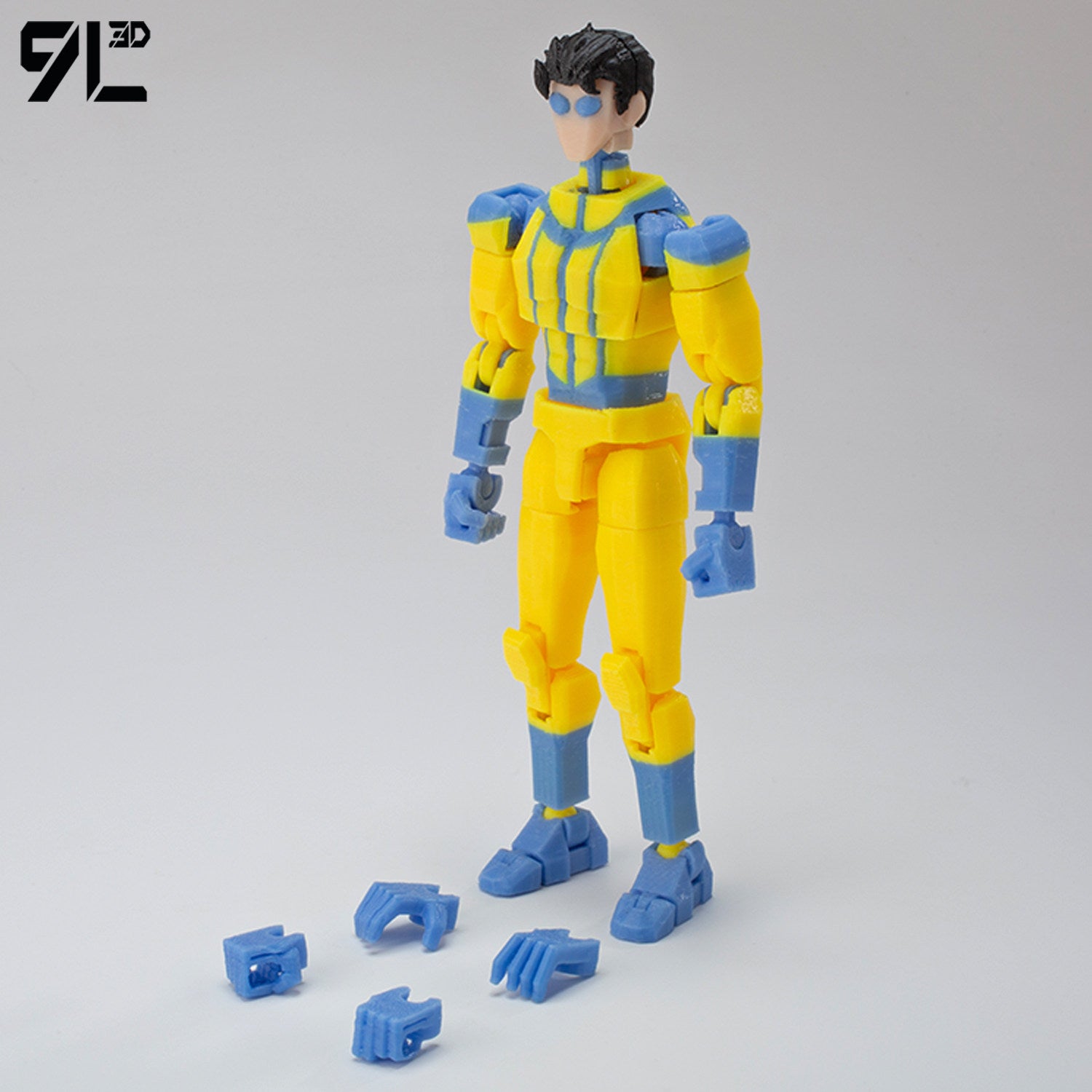 Low Poly Polygon 3D Printed Dynamic Figurines - Omni-man, Invincible, Immortal, RexSplode, Atom Eve, Season 4 / Comics